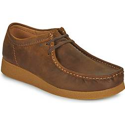 Clarks Originals Wallabee Evo Waxy läderskor för män, Bivax
