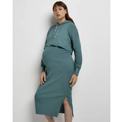 River Island Womens Green Maternity Dress Jumper Set