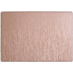 Maison Set of 4 Effect, Rectangle/ pearl Fringe Place Mat White