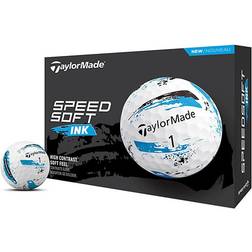 TaylorMade SpeedSoft INK 2024 Golf Balls, Blue