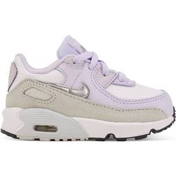 Nike Air Max 90 LTR TD - White/Metallic Silver/Violet Frost