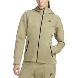 Nike Women's Sportswear Tech Fleece Windrunner Full-Zip Hoodie - Neutral Olive/Black