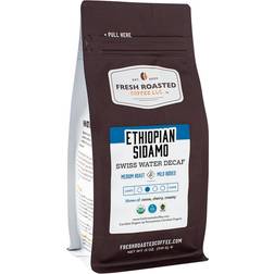 Fresh Roasted Coffee Organic Ethiopian Sidamo Swiss Water Decaf 12oz