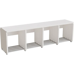 Form o Miljö Wardrobe Unit Eira Light White Skoställ 107.5x31.5cm