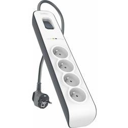 Belkin Parafoudre 4 prises, 525 Joules, cordon 2 m Blanc