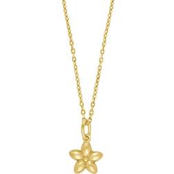 Siersbøl Flower Pendant Necklace - Gold