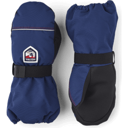 Hestra Kid's Wool Terry Mitt - Medium Blue