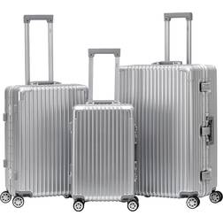 Flight Knight Premium Travel Set of 3 - Silver