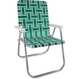 Lawn Chair USA Green And White Stripe Classic