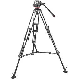 Manfrotto MVH502A 546BK-1 stativ Handhållna videokamera 3 ben Svart