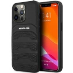 Mercedes AMG Debossed Lines Case for iPhone 14 Pro (Black)