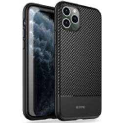 Crong Prestige Carbon Cover Protective Case for iPhone 11 Pro Max (Black)