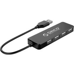 Orico HUB USB 4X USB-A 2.0, BLACK