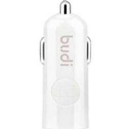 Pricenet Budi USB-biloplader (hvid)