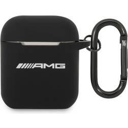 Mercedes AMG AirPods 1/2 Skal Liquid Silicone Svart
