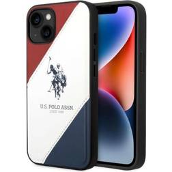 US Polo USHCP14MPSO3 iPhone 14 Plus 6,7 biały/white Tricolor Embossed