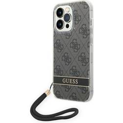 Guess 4G Print Cord Case for iPhone 14 Pro Max (Black)