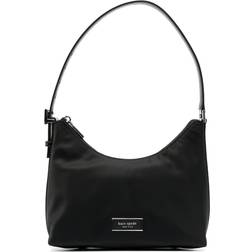 Kate Spade Logo Plaque Shoulder Bag - Black