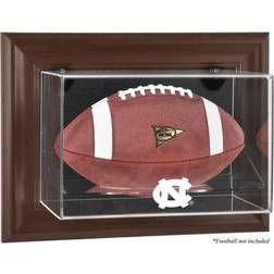 Fanatics Authentic North Carolina Tar Heels Brown Framed 2015-Present Logo Wall-Mountable Football Display Case