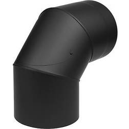 Raik Rauchrohrbogen 150mm schwarz dn150 doppelwandig mit isolierung 90°