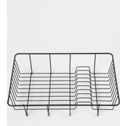 OHS Plate Rack Black Dish Drainer 31cm