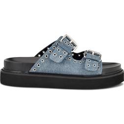 Nine West Eleny Buckle Slide Sandals