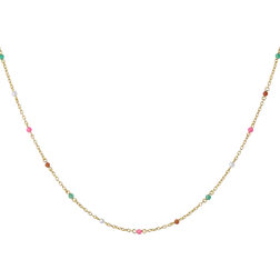 ByBiehl Scarlett Necklace - Gold/Multicolour