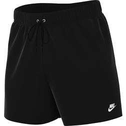 NIKE Club Men's Woven Flow Shorts - Black/White