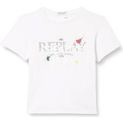 Replay Kid's Sb7401 T-shirt - White