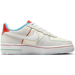 Nike Air Force 1 LV8 GS - Pale Ivory/Picante Red/Baltic Blue/White