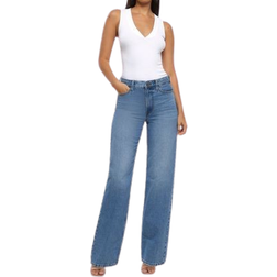 River Island Mid Rise Straight Jeans - Blue