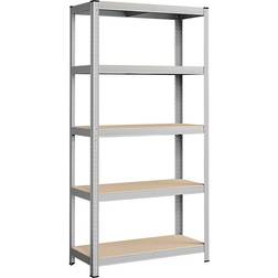 Songmics GLR40SV Silver Shelving System 90x180cm