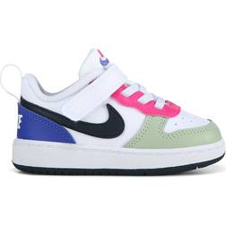 Nike Court Borough Low Recraft TDV - White/Fierce Pink/Light Ultramarine/Dark Obsidian