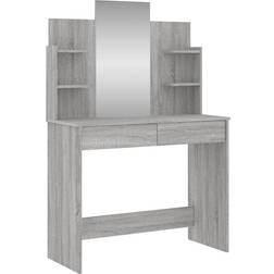 vidaXL 837580 Gray Sonoma Sminkbord 39x96cm