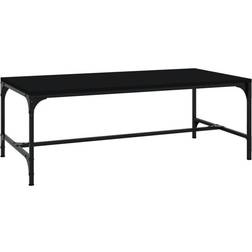 vidaXL 819387 Black Sofabord 50x100cm