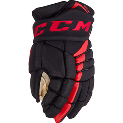 CCM Jetspeed FT4 Hockey Gloves Jr - Black/Red