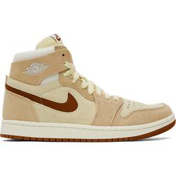 NIKE Air Jordan 1 Zoom CMFT 2 - Sail/Legend Medium Brown/Fossil/Legend Coffee