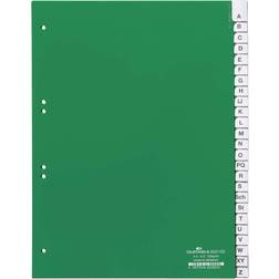 Durable Index Sets with Pre-Inserted Printed Inserts A-Z 20 Dividers