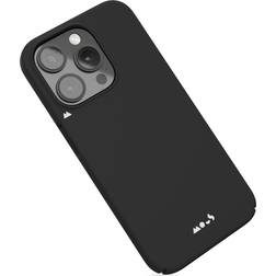 Mous for iPhone 15 Pro Max Case MagSafe Compatible Super Thin Magnetic Phone Cover Black