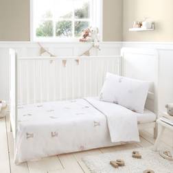 Dunelm Baby Bears 100% Cotton Cot Bed Cover