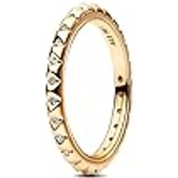 Pandora ME Pyramids Ring - Gold/Transparent