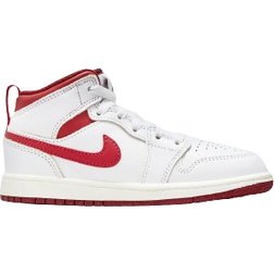 NIKE 1 Mid SE PS - White/Dune Red/Sail/Lobster