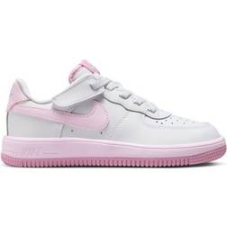 Nike Force 1 Low EasyOn PSV - White/Elemental Pink/Pink Foam/Pink Foam