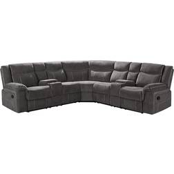 Premium Couch Gray Sofa 110" 5 Seater