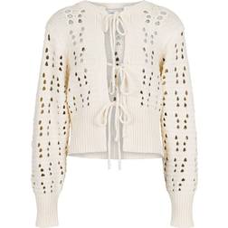 Neo Noir Bethie Knit Cardigan - Cream