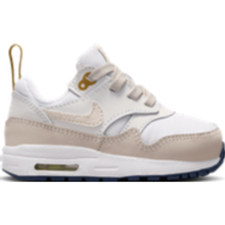 Nike Air Max 1 EasyOn TDV - White/Bronzine/Midnight Navy/Light Orewood Brown