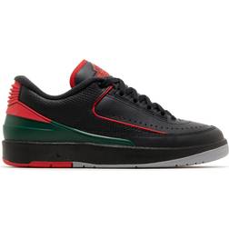 Nike Air Jordan 2 Retro Low GS - Black/Fir/Cement Grey/Fire Red