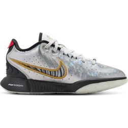 Nike LeBron XXI SE GS - Metallic Silver/Black/University Red/Metallic Gold