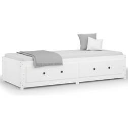 vidaXL 821595 White Sofa 195.5cm 2-seter