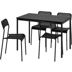 IKEA Sandsberg/Adde Black Bordsgrupp 67x110cm